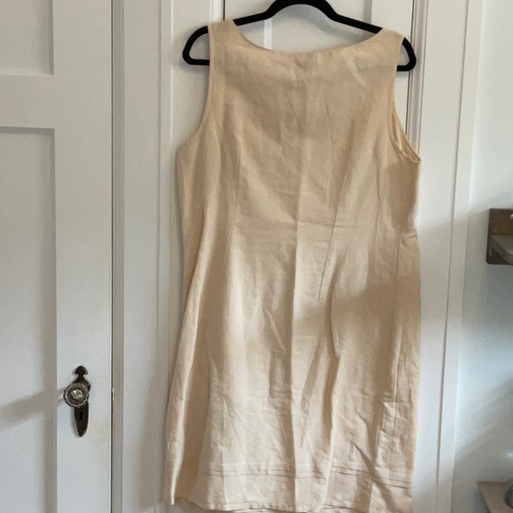 Cream coloured cotton sheath dress - Picture 4 of 4
